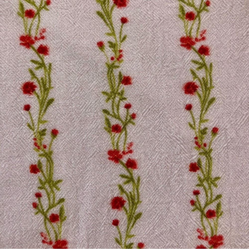 L.A. Hearts Tie Front Floral Woven Top, Pink S - Picture 5 of 7